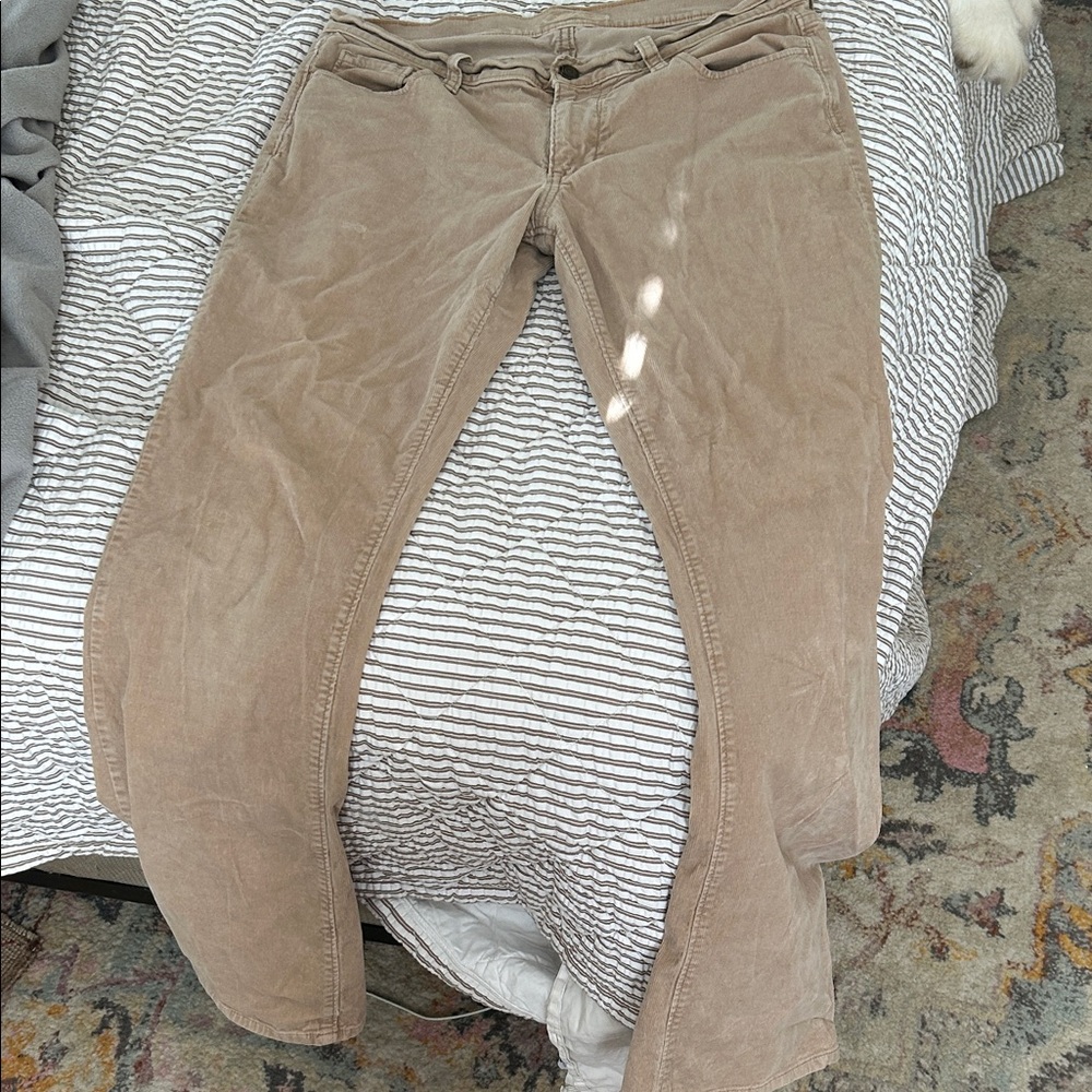 Size8 low rise corduroy pants